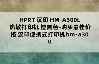 HPRT 汉印 HM-A300L 热敏打印机 橙黑色-购买最佳价格 汉印便携式打印机hm-a300